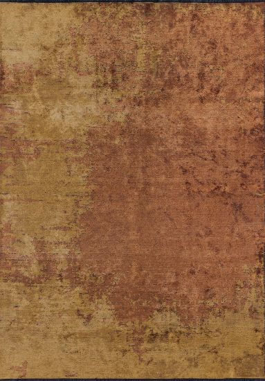 Tundra Orange & Yellow Abstract Living Room Rug