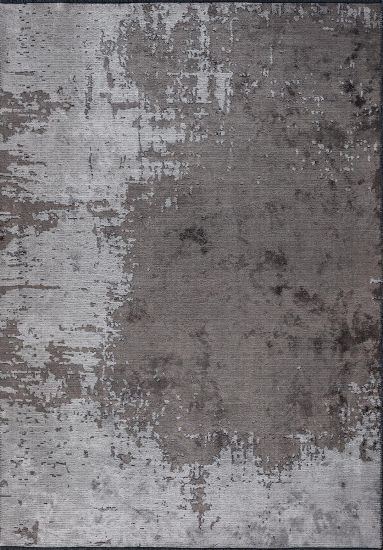 Grey Abstract Tundra Indoor Outdoor Rug