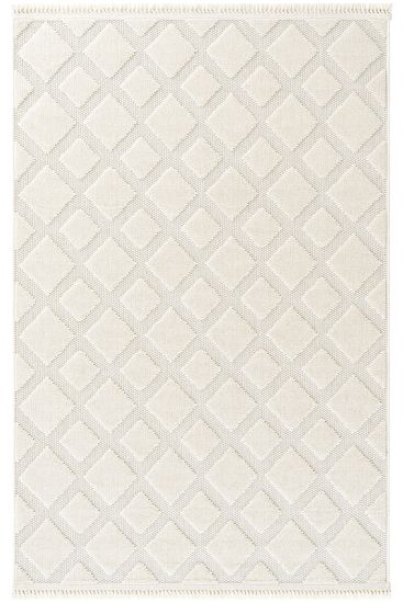 Osptar Cream Geometric Area Rug