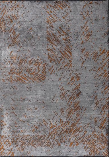 Cascade Grey & Brown Abstract Indoor Outdoor Rug