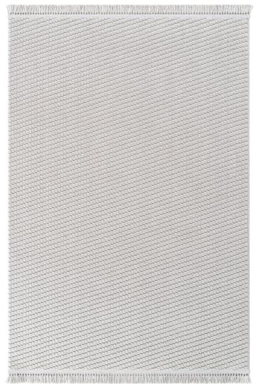 Stoptrina Grey Modern Plain Living Room Rug