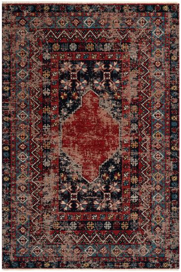 Maptilo Red Multicolour Persian & Oriental Indoor Rug