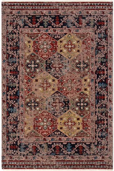 Maptilo Persian & Oriental Red Multicolour Indoor Rug