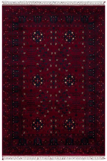Beyptal Red Multicolour Modern Persian & Oriental Indoor Rug