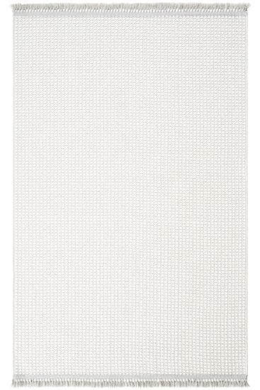 Verptal White Modern Plain Area Rug