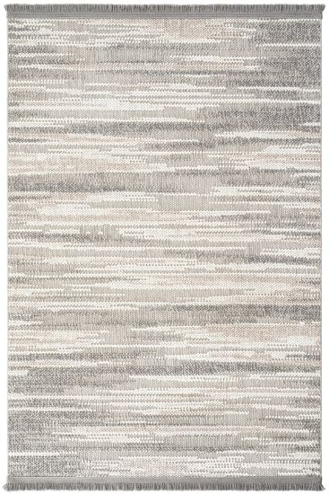 Miptasa Grey Cream Abstract Bedroom Rug