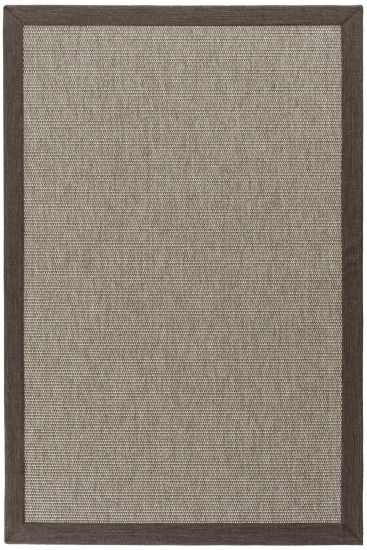 Sipatal Grey & Cream Plain Area Rug