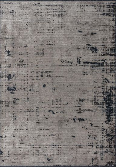 Mirage Grey & Black Abstract Area Rug