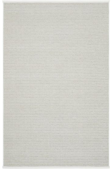 Marcos85 Cream Modern Plain Bedroom Rug