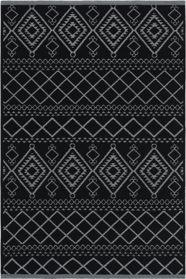 Marcos85 Black Aztec Indoor Rug