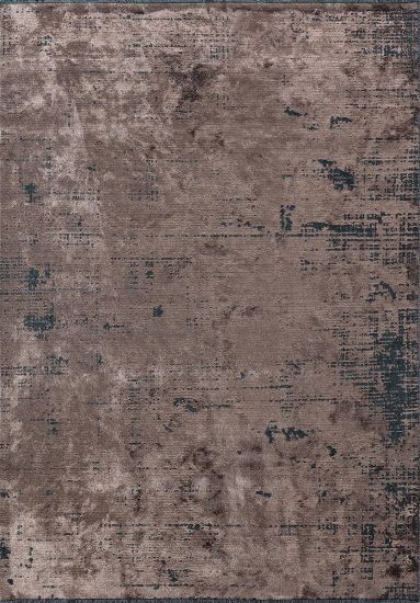 Mirage Brown & Black Abstract Living Room Rug