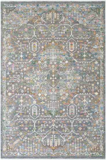 Mondela85 Patterned Bordered Multicolour Living Room Rug