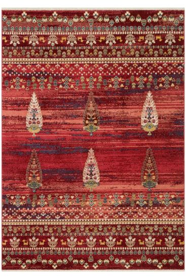 Anka85 Multicolour Patterned Bedroom Rug