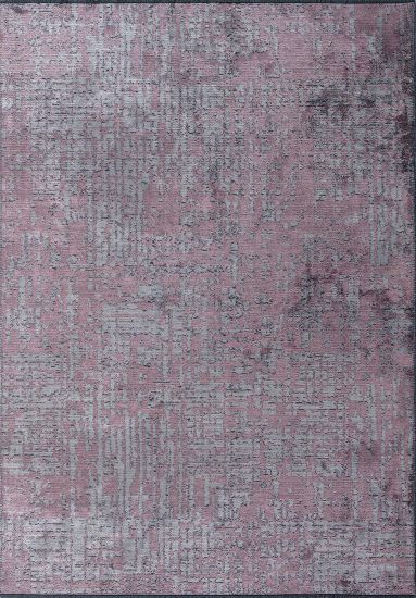 Pink & Grey Sable Abstract Outdoor Rug