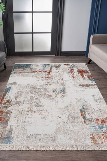 Galleria Cream Abstract Area Rug