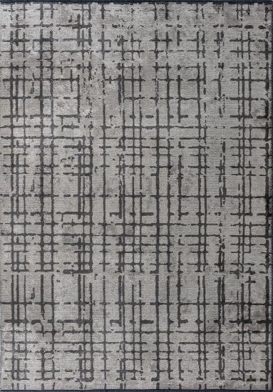Grey Summit Stripes Living Room Rug