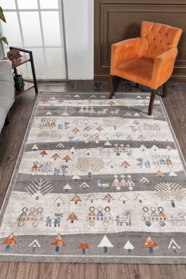 Moratta Multicolour Kids' Scandi Rug