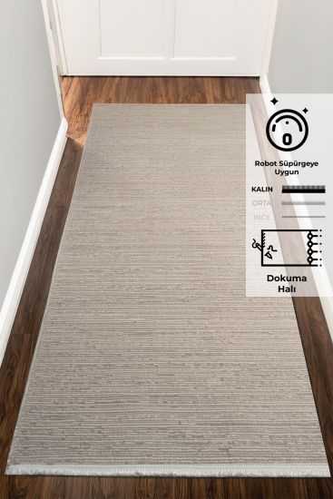 Paragon Brown Plain Runner Rug