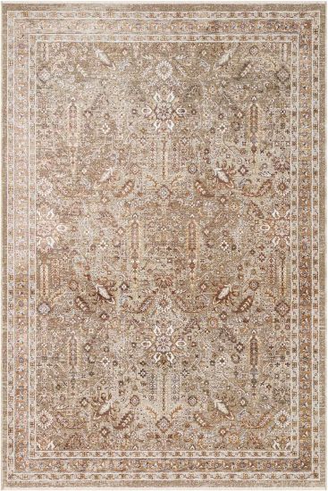 Bosna85 Copper Modern Patterned Area Rug