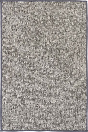 Sisal85 Grey Plain Living Room Rug