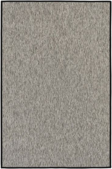 Sisal85 Grey Modern Plain Living Room Rug