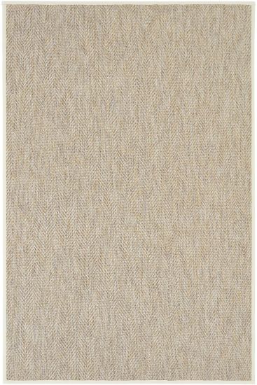 Sisal85 Plain Beige Living Room Rug