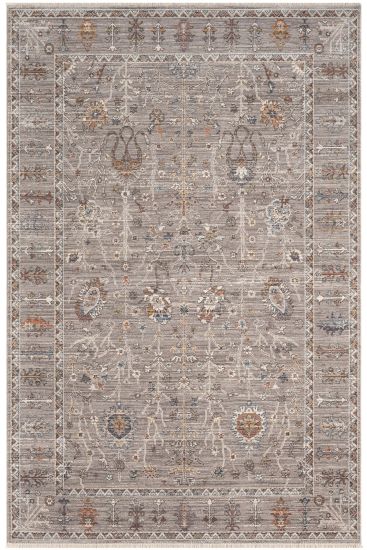 Emirgan85 Modern Patterned Brown Beige Indoor Rug