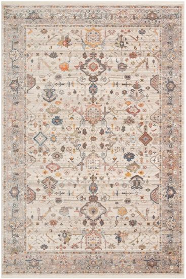 Panama85 Multicolour Patterned Bordered Living Room Rug