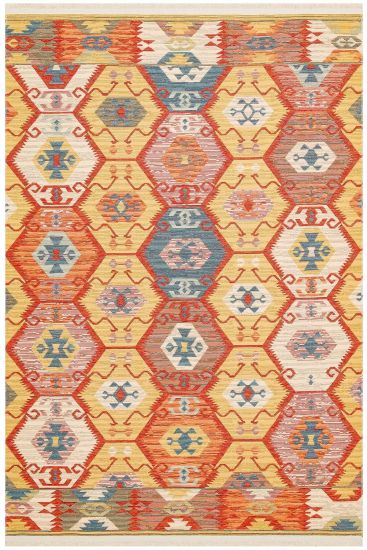 Beykoz85 Multicolour Modern Geometric Indoor Rug