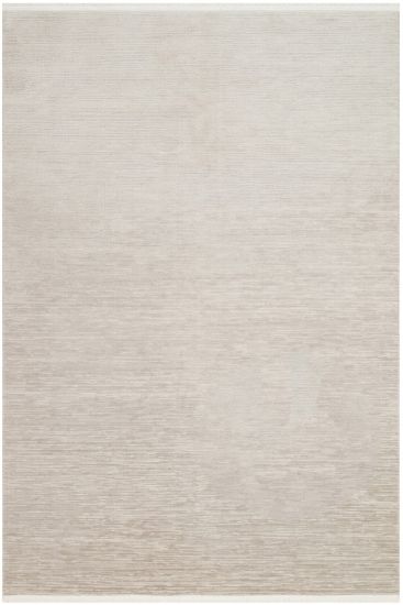 Poem85 Cream Modern Plain Area Rug