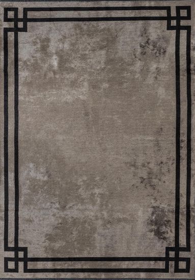 Hearthstone Brown & Black Bordered Outdoor Rug