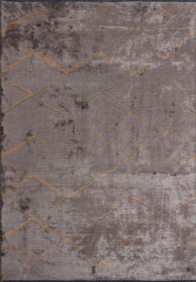 Brown & Grey Croft Abstract Area Rug
