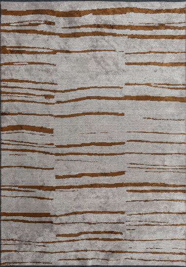 Moor Brown & Grey Abstract Living Room Rug