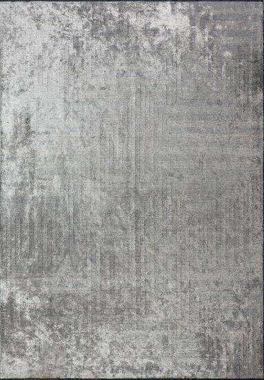 Cobblestone Geometric Grey & Brown Outdoor Rug
