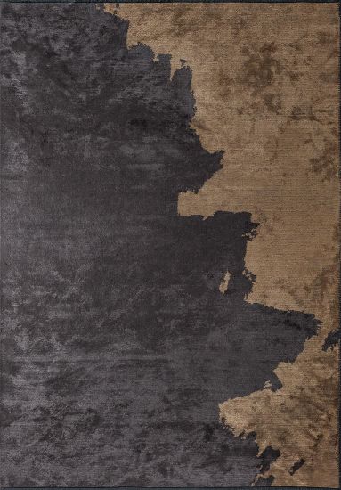 Croftweave Abstract Grey & Brown Outdoor Rug