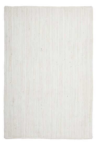 Naturael Cream Modern Plain Indoor Rug