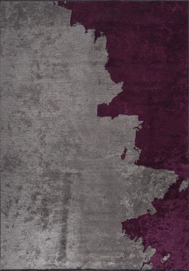 Croftweave Grey & Red Abstract Indoor Outdoor Rug