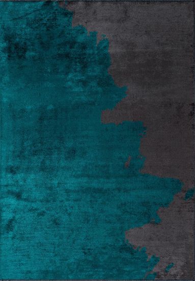 Croftweave Abstract Green & Grey Outdoor Rug