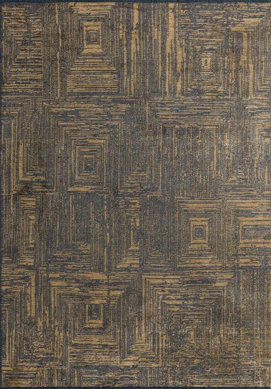 Glorious Grey & Yellow Geometric Outdoor Rug