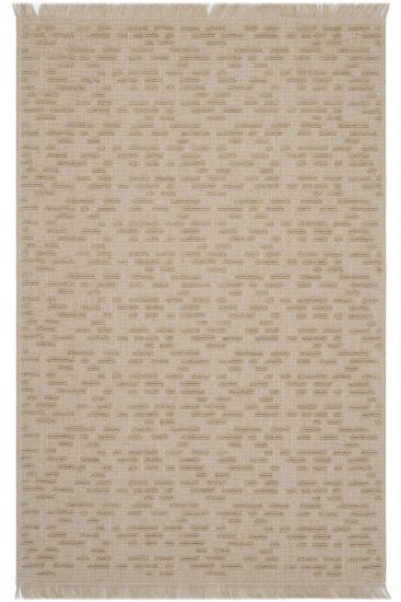 Rustika85 Beige Brown Distressed Indoor Rug