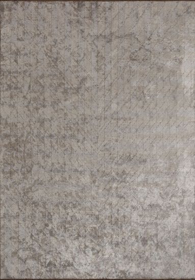 Cream & Brown Fuchsia Stripes Dining Room Rug