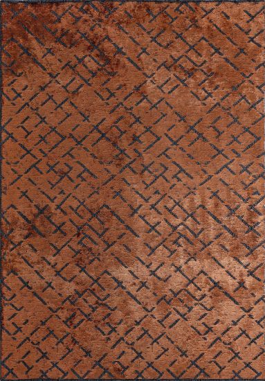 Indoor Brown Jubliant Geometric Rug