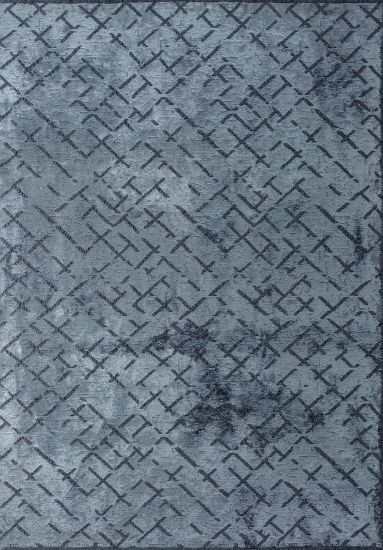 Jubilant Grey Geometric Modern Rug