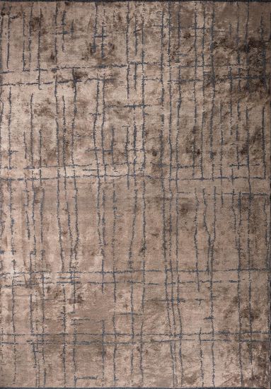 Istanbul Brown Abstract Outdoor Rug