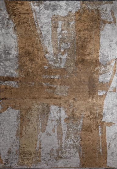 Paradigm Brown Grey Abstract Outdoor Rug