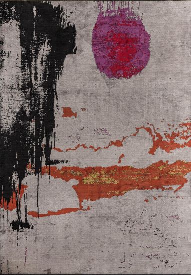 Vibrant Multicolour Abstract Living Room Rug