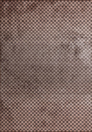 Gaudy Brown Geometric Area Rug
