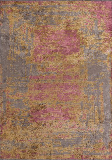 Alchemy Yellow & Pink Abstract Rug