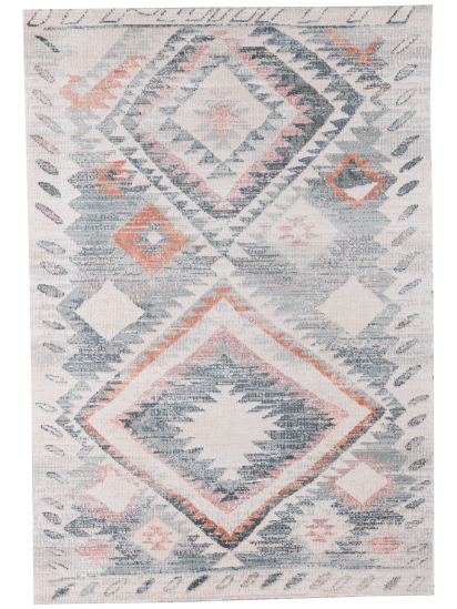 Meadow Cream Grey Kilim Outdoor Area Rug