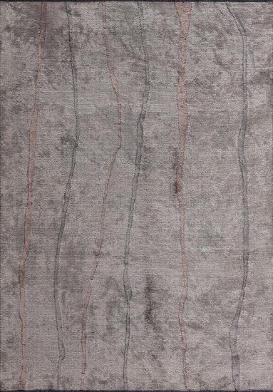 Abstract Grey Dazzler Living Room Rug